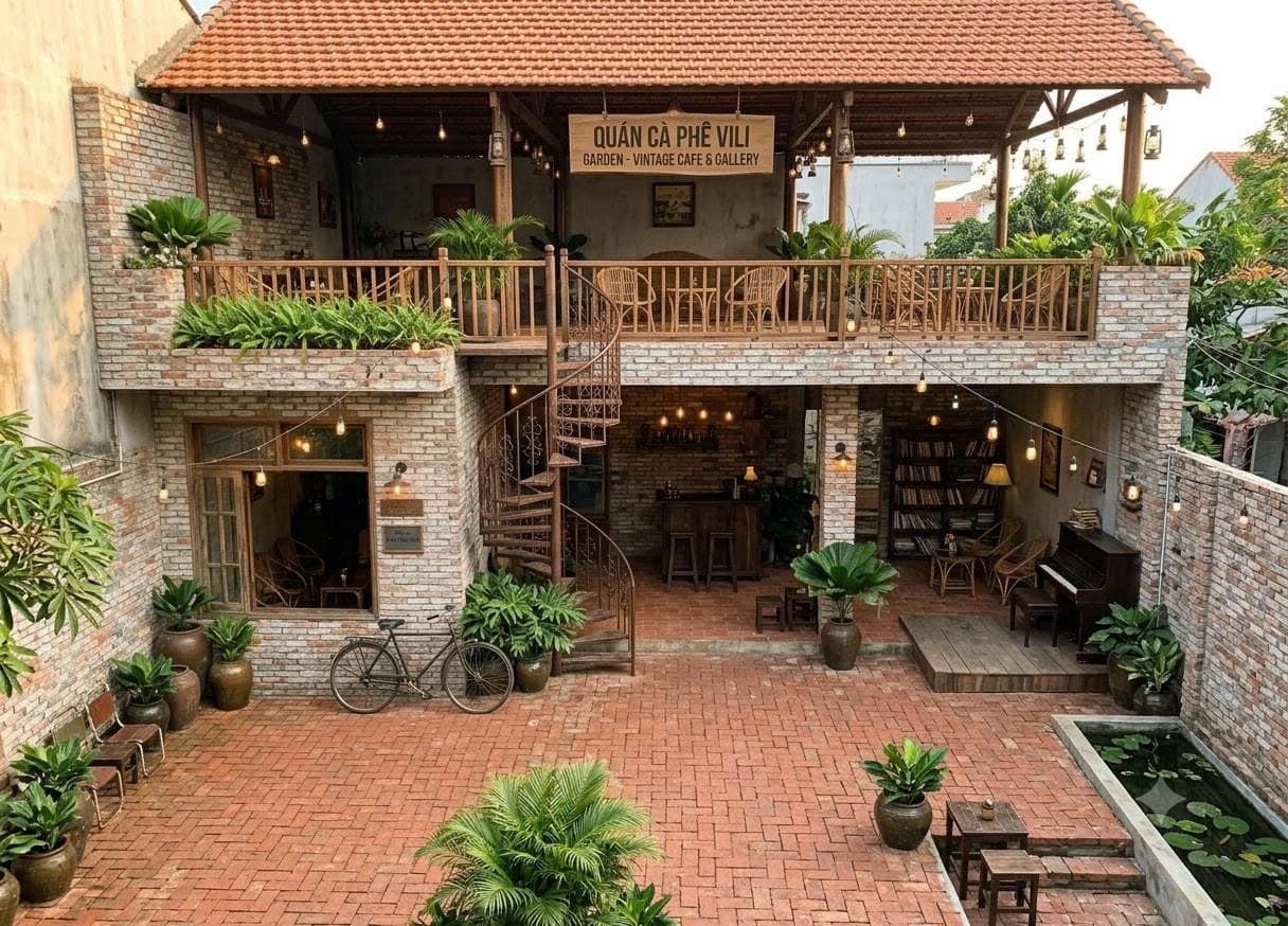 Cafe cổ nghệ thuật