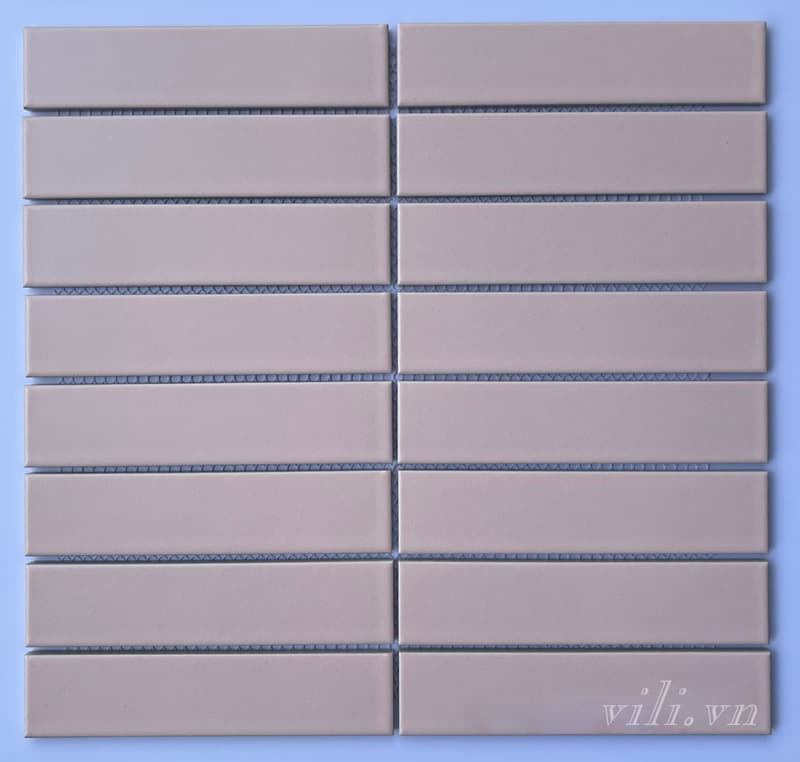 Gạch mosaic que đũa 3202M màu hồng