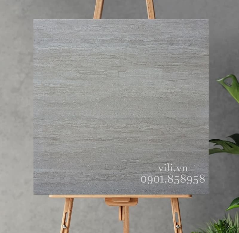 Gạch lát nền 30X30 Viglacera KS3076 men nhám xám xi măng