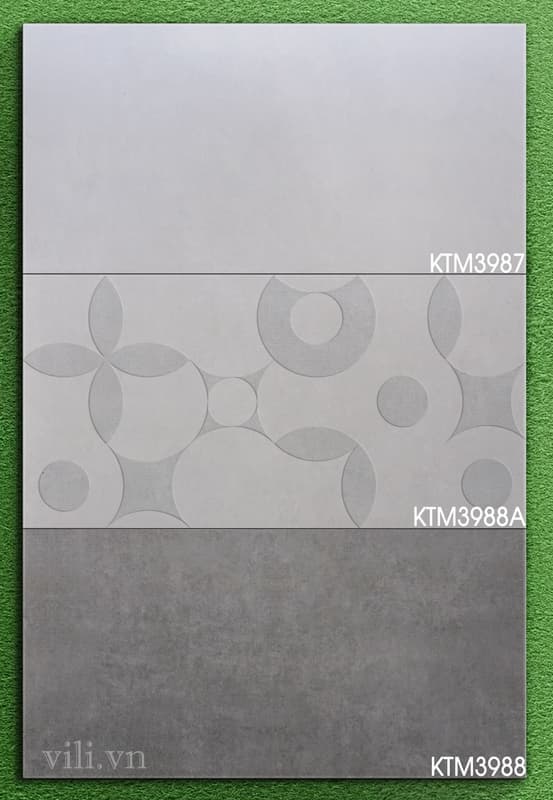 Gạch ốp tường 30X60 Viglacera KTM3987 - KTM3988A - KTM3988 men mờ