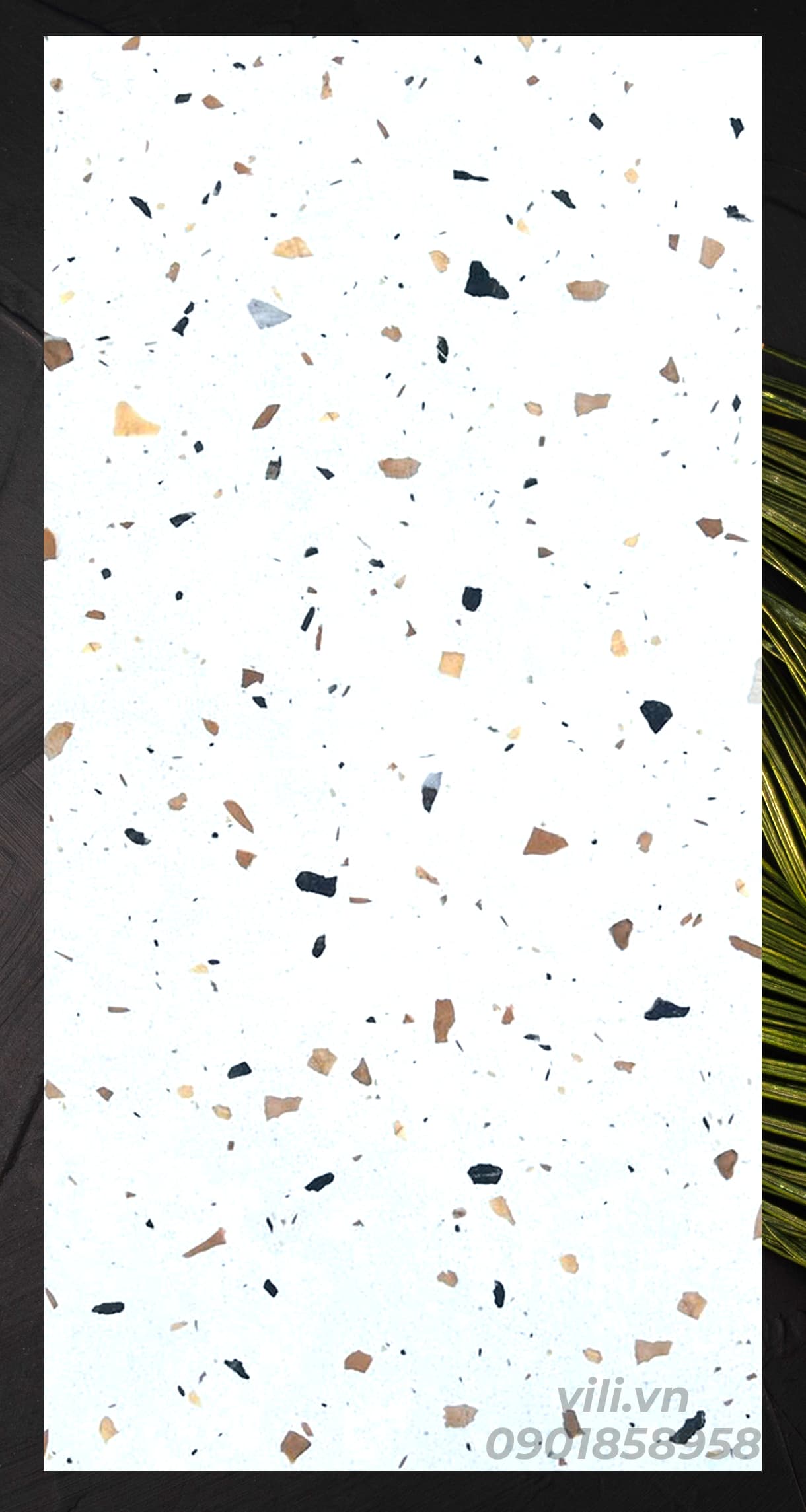 Gạch lát nền 60X120 terrazzo BD1726 đá mờ nhám