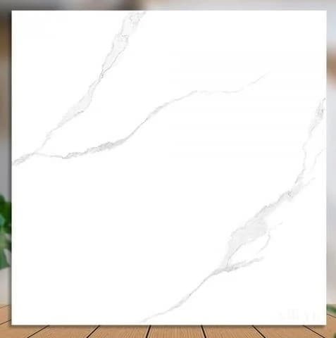 Gạch lát nền 60X60 XSMART 75001 đá bóng trắng vân mây