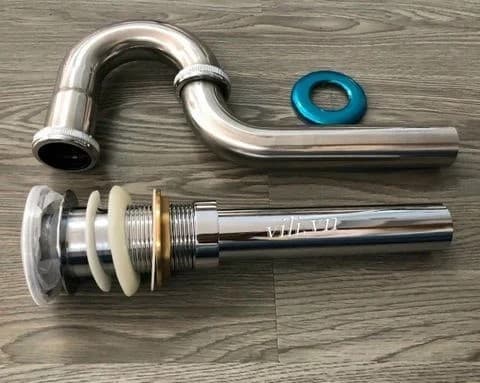 Bộ xả lavabo MBX03 xả lật Inox 304