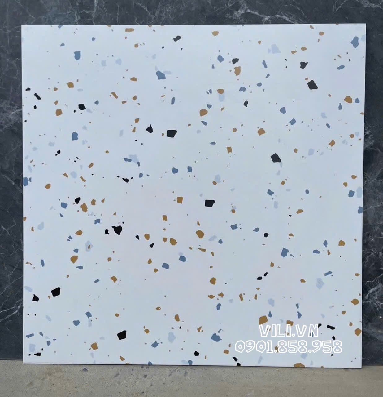 Gạch lát nền terrazzo 60X60 S6068 đá mờ nhám