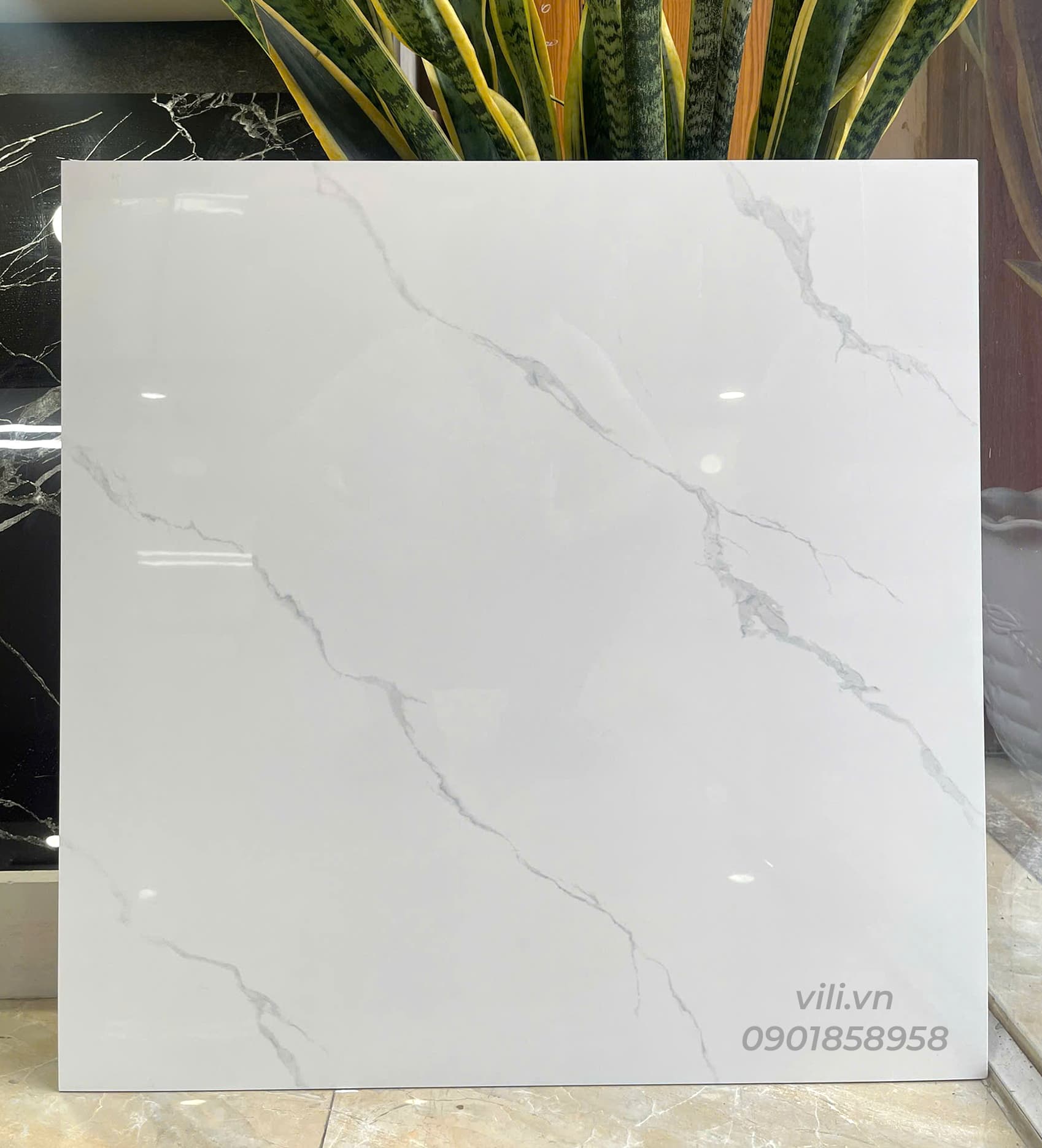 Gạch lát nền 60X60 UN66101 đá bóng