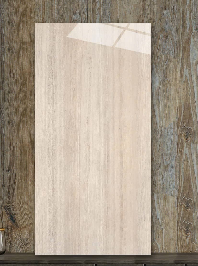 Gạch lát nền 60X120 Catalan 12028 đá bóng vân gỗ vàng kem